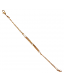 Crivelli Woman Bracelet - Rose Gold with Central Diamond - 0