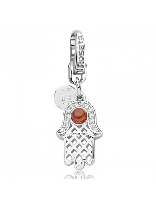 Charm - Hand of Fatima - Rosé - Pendant - 925% Silver - RLU035