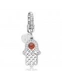 Charm - Hand of Fatima - Rosé - Pendant - 925% Silver - RLU035