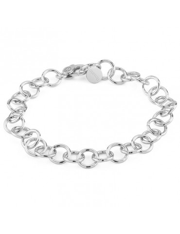 Bracciale Rosato da Donna - Catena Rolò - Argento 925% - RBR33