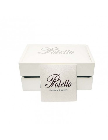 Polello Cufflinks for Men - in 925% Octagonal Silver with Natural Diamonds - 0 2