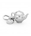 Charm Rosé Teapot - My Home Pendant in 925% Silver