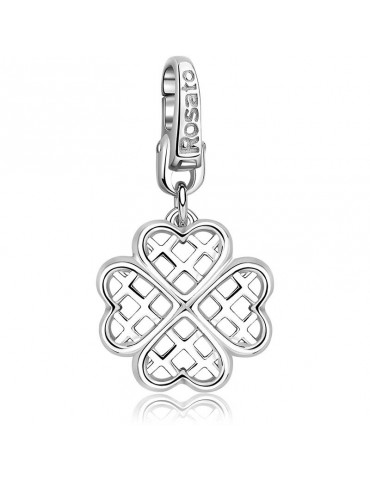 Charm - Quadrifoglio - Rosato - My Luck - Argento 925% - RDE014