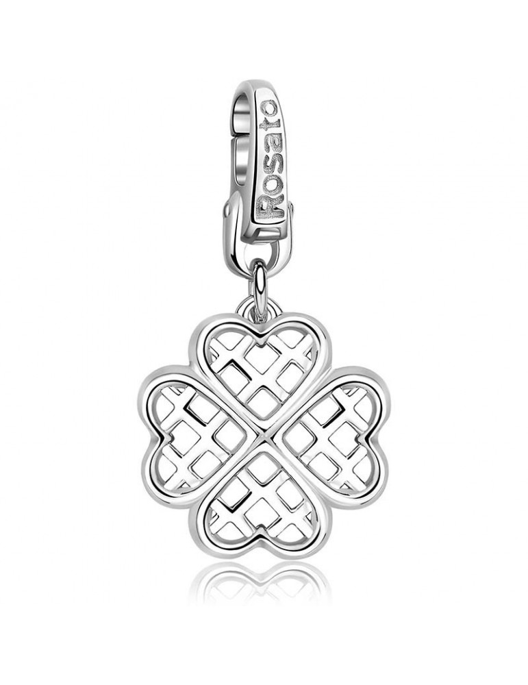Charm - Quadrifoglio - Rosato - My Luck - Argento 925% - RDE014