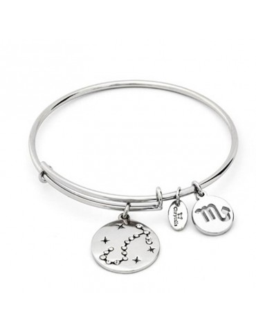 Chrysalis Bracelet - Scorpio - Silver - White Zircons - CRBT1308SP