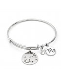Chrysalis Bracelet - Scorpio - Silver - White Zircons - CRBT1308SP