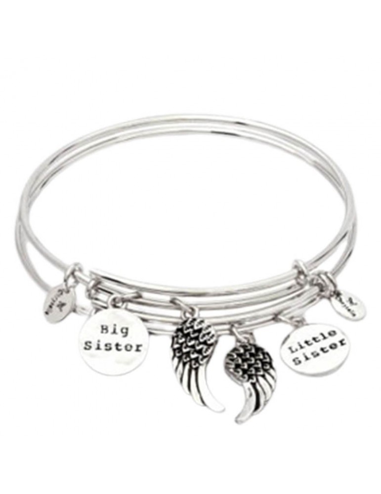 Chrysalis Bracelets - Two of One - Wings - Silver - CRBT1904SP