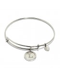 Chrysalis Bracelet - Initials - Letter L - Silver - CRBT05VSP