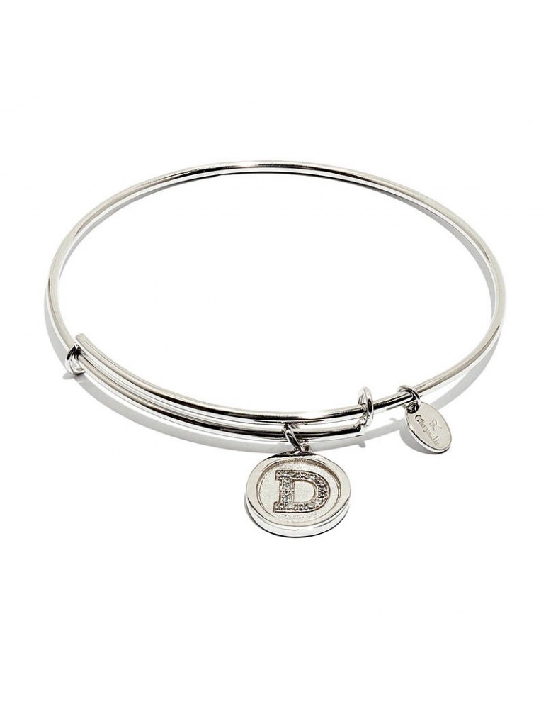 Chrysalis Bracelet - Initials - Letter D - Silver - CRBT05DSP