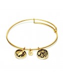 Women's Chrysalis Bracelet - Flourish - Lily - Gold - CRBT0205GP