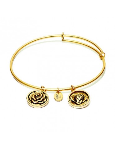 Chrysalis Women's Bracelet - Flourish - Roses - Gold - CRBT0206SP