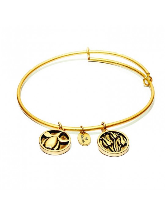 Women's Chrysalis Bracelet - Flourish - Snowdrops - Gold - CRBT0201GP Women's Chrysalis Bracelet - Flourish - Snowdrops - Gold - CRBT0201GP