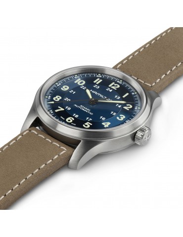 Hamilton Men's Watch - Khaki Field Titanium Automatic 42mm Blue - 0 2