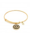 Women's Chrysalis Bracelet - Gold Cross Talisman