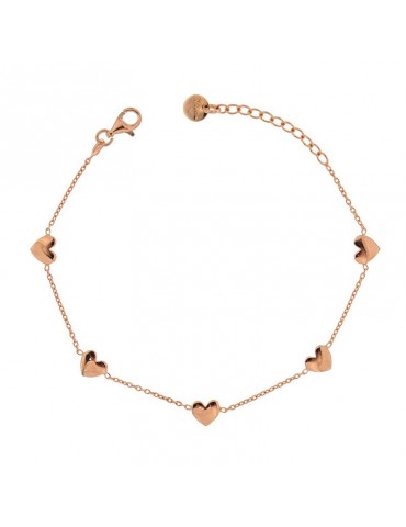 Bracciale Rue Des Mille - I Sogni Son Desideri - Rosè -Cuori-BRCAT5CUO