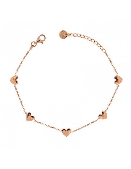 Bracciale Rue Des Mille - I Sogni Son Desideri - Rosè -Cuori-BRCAT5CUO