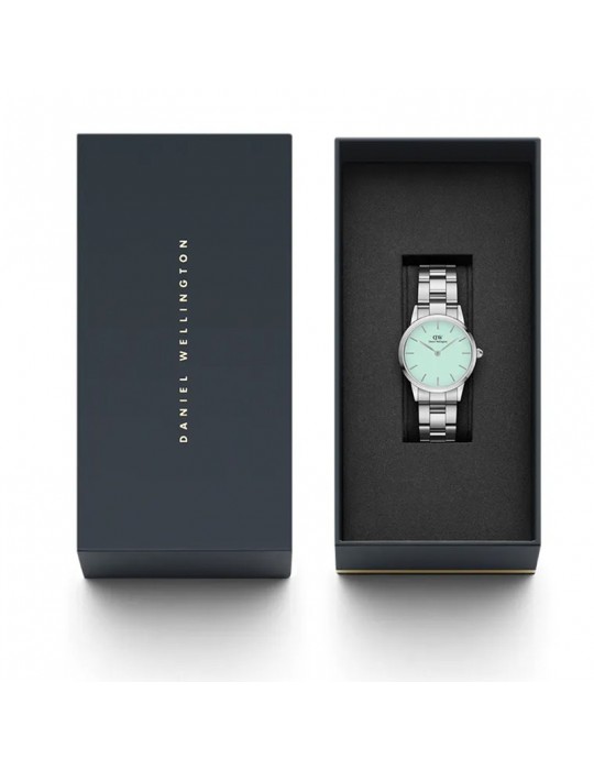 Daniel Wellington Ladies Watch - Iconic Link Mint 28mm Green Water - 0