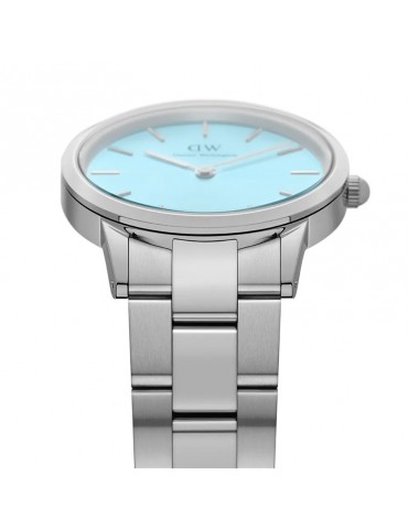 Daniel Wellington Woman's Watch - Iconic Link Capri 28mm Light Blue - 0 2