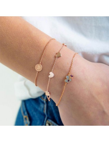 Bracciale Rue Des Mille - I Sogni Son Desideri - Rosè -Cuori-BRCAT5CUO 2