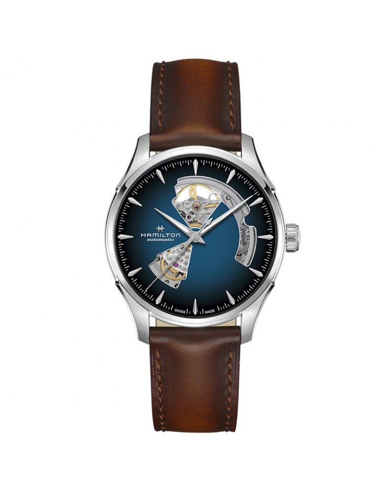 Orologio Hamilton - Jazzmaster Open Heart - Auto - 40mm Blu -H32675540