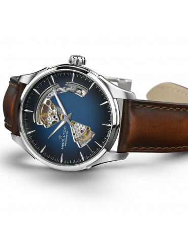 Hamilton Men's Watch - Jazzmaster Open Heart Automatic 40mm Blue - 0 2