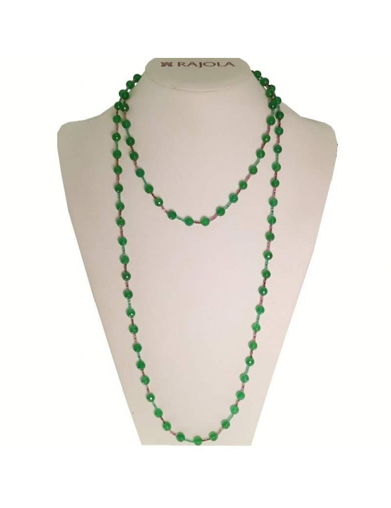 Collana Rajola - Cecilia - Agata Verde - Tormalina - Granato - 546871L