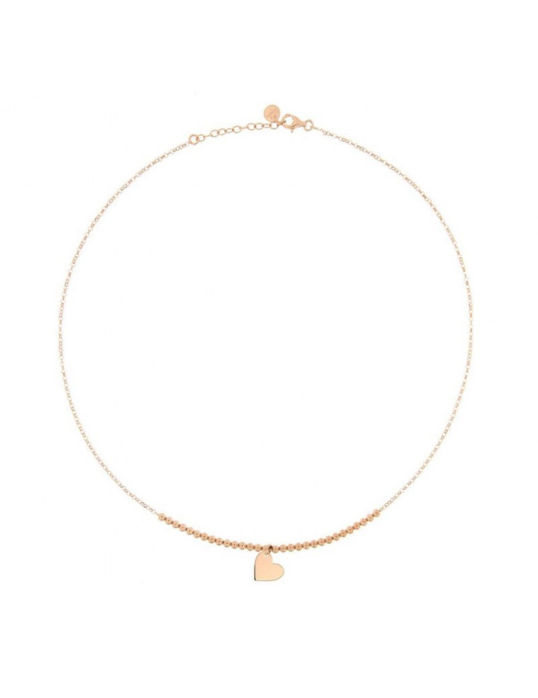 CHOKER DOTS WITH PENDANT HEART RUE DES MILLE - 0