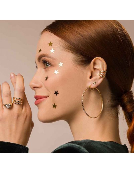 Earcuff Rue Des Mille - Stardust Planet-Tre Fili-Stelle-ORZ006EAR3FSTE