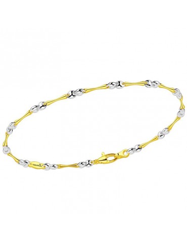 Bracciale Zancan per Uomo - Oro Bianco - Oro Giallo - EB806GB 2