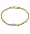 Bracciale Chimento - Tradition Gold Melograno in Oro Giallo 18 carati con Diamanti Bianchi 18 cm