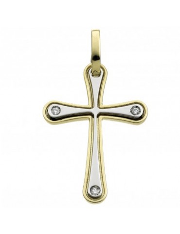 Pendente Chimento Croce - Tradition Gold - Oro Bicolore - 1C01826B32000