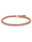 Crieri Futura rose gold tennis bracelet - 0
