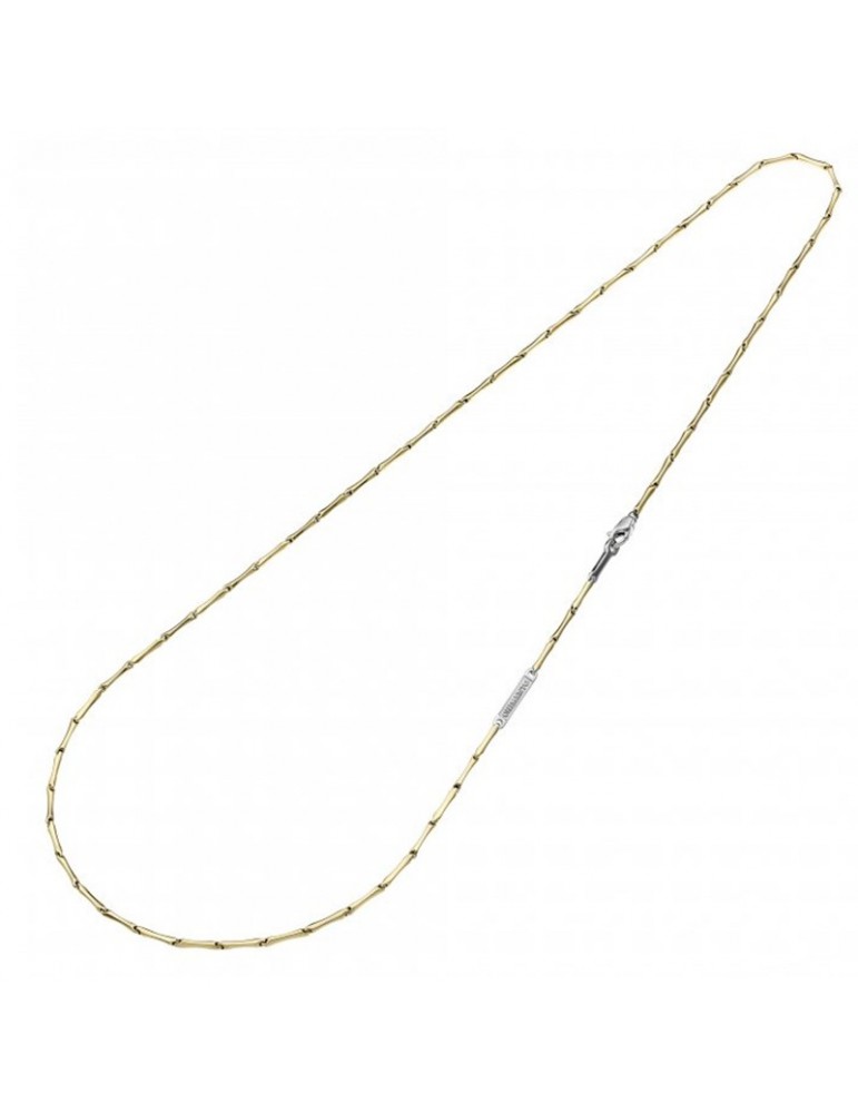 Chimento Man's Necklace - Tradition Gold Bamboo Classic in 18K Yellow Gold 50 cm - 0