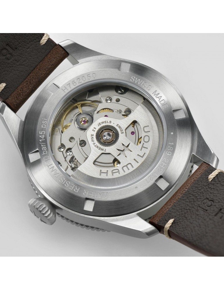 Hamilton Men's Watch - Khaki Aviation Pilot Pioneer Automatic 38mm Black - 0