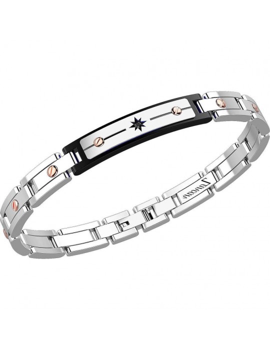 Bracciale Zancan - Hi-Teck - Acciaio 316L - Viti Rosè-Spinello-EHB136N