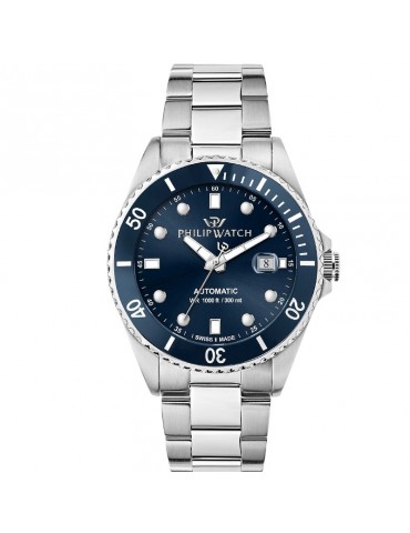 Philip Watch Men's Watch - Caribe Automatic 42mm Blue - 0