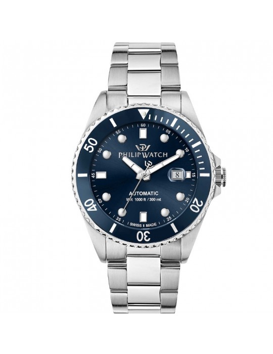 Orologio Philip Watch Uomo - Caribe Automatico 42mm Blu - 0R8223216011