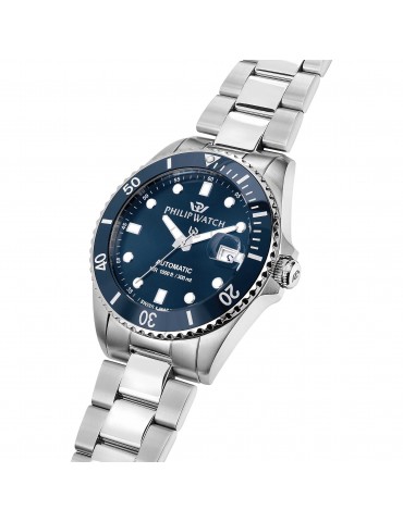 Philip Watch Men's Watch - Caribe Automatic 42mm Blue - 0 2