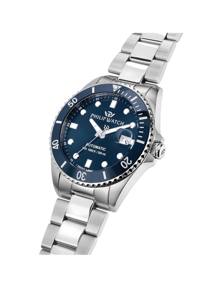 Philip Watch Men's Watch - Caribe Automatic 42mm Blue - 0