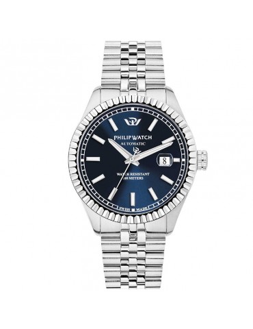 Orologio Philip Watch Uomo - Caribe Automatico - 41mm Blu - R8223597022