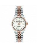 Philip Watch Woman's Watch - Caribe Time and Date 31mm Rose Gold Mother of Pearl with Natural Diamonds - 0