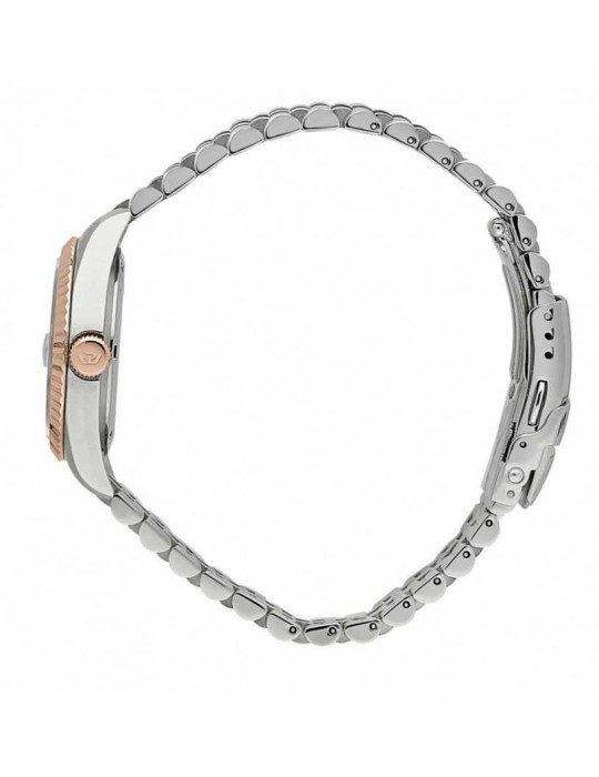 Philip Watch Woman's Watch - Caribe Time and Date 31mm Rose Gold Mother of Pearl with Natural Diamonds - 0