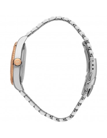 Philip Watch Watch Woman - Caribe Time and Date 35mm Rose Gold Mother of Pearl with Natural Diamonds - 0 2