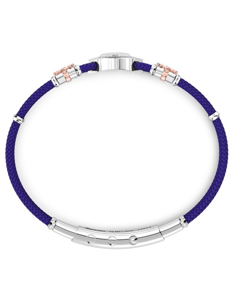 Zancan Bracelet - Regatta - Kevlar - Blue - Compass - Rudders-ESB271BL