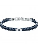 Bracciale Maserati - Jewels - Blu - Silver - Tridente - JM422ATZ14