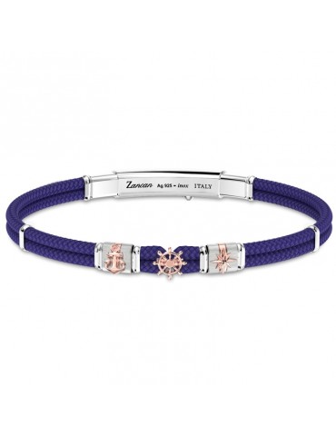 Bracciale Zancan - Regata - Kevlar - Blu - Elementi Nautici - ESB274BL