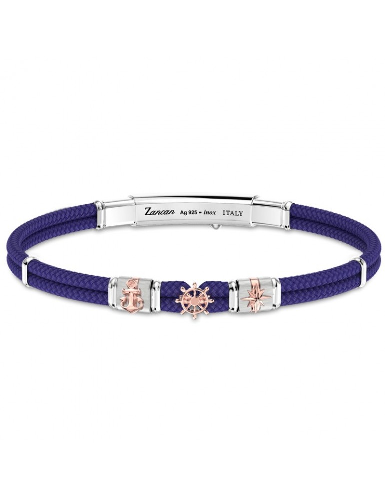 Bracciale Zancan - Regata - Kevlar - Blu - Elementi Nautici - ESB274BL