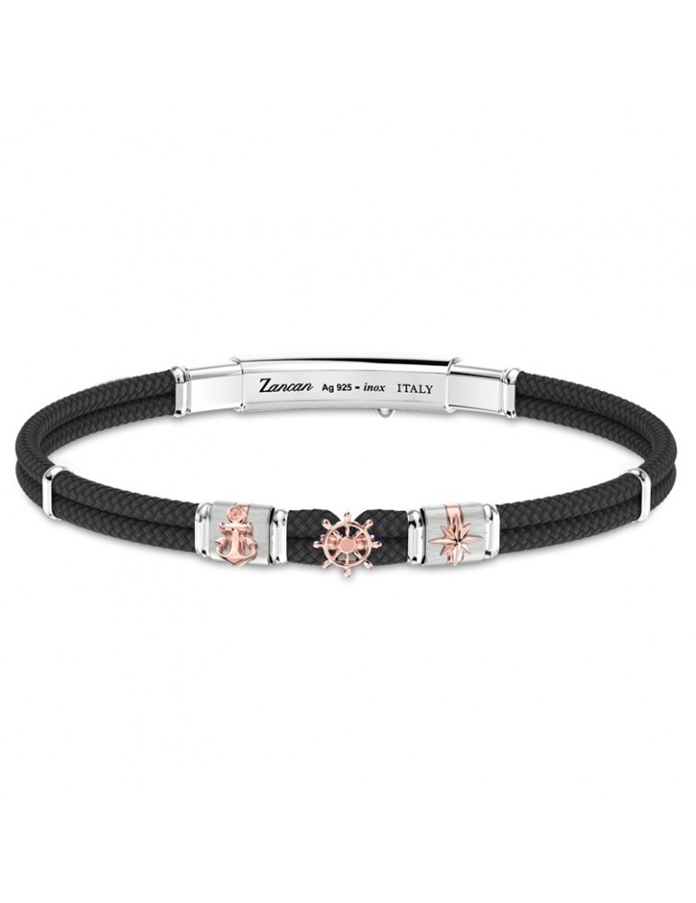 Bracciale Zancan - Regata - Kevlar - Nero - Elementi Nautici - ESB274-NE