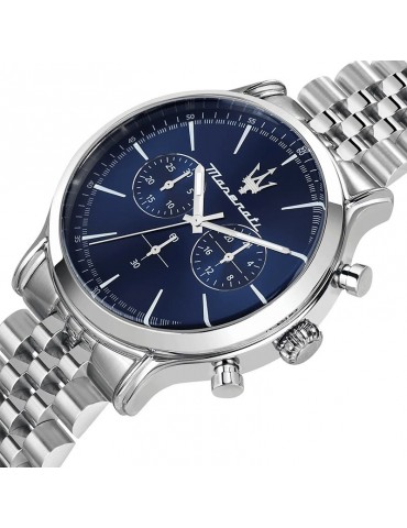 Maserati watch - Epoca - Chronograph - 42mm - Blue-Silver-R8873618024 2