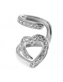 Earcuff Rue Des Mille - Madly -Cuore-Argento 925%-Zirconi-EARZ009CUORH